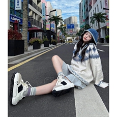 北欧费尔岛红色毛衣男女潮牌情侣装针织衫秋冬圣诞毛线衣MY369，男装针织衫/毛衣，星座1116A（原606A-3）