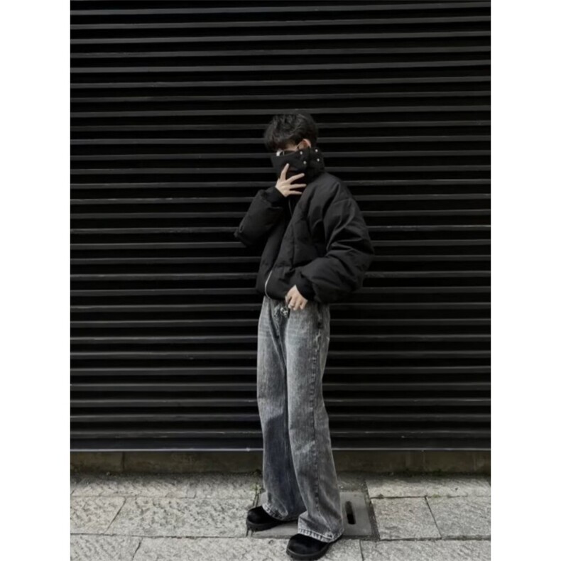 【有货】DW265-P100解构棉服冬季加厚新款棉衣设计感短款外套男,男装棉衣,星座603-2