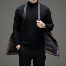 DAJ2387钱塘2020-2冬季信赖百搭时尚休闲中年男士羽绒服P300，男装羽绒服，钱塘207-2