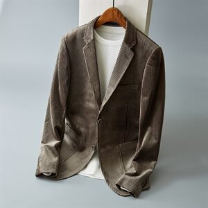 2021秋冬丝绒西装 男式潮流灯芯绒西服男661-P165 控价328图片