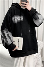 7XL-M港风卫衣男2023春季新款嘻哈休闲连帽上衣加肥加大码控价88，男装卫衣，钱塘717(原712)