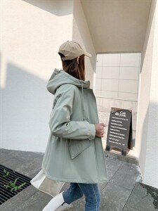 水洗派克加图片