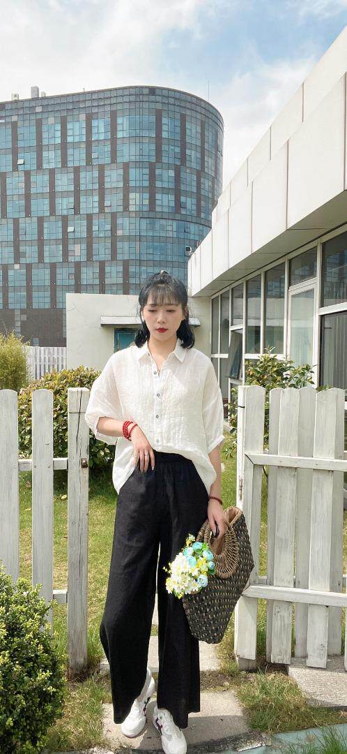 纯苎连衣裙小衫裤子裙子衬衣 时尚风 风淑女风休闲风，女装连衣裙，川哲