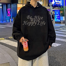 珍珠连帽卫衣潮牌男款休闲情侣外套秋冬XZ225-3-WY11-P55控855，女装短外套，星座225-3