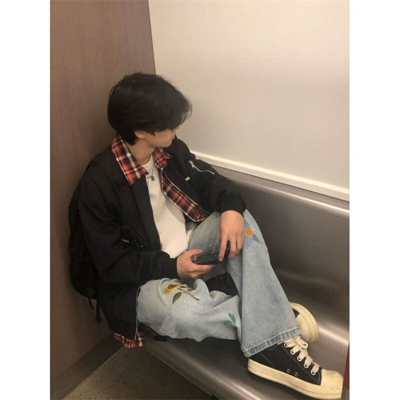 【大货】DKA415-特P48刺绣显瘦高质量牛仔裤抖音得物现货,男装牛仔裤,星座603-2