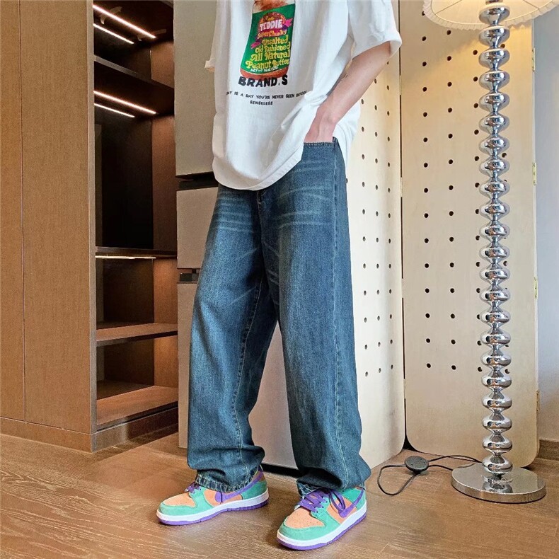 潮流春季牛仔裤男牛仔长裤M857P40图片