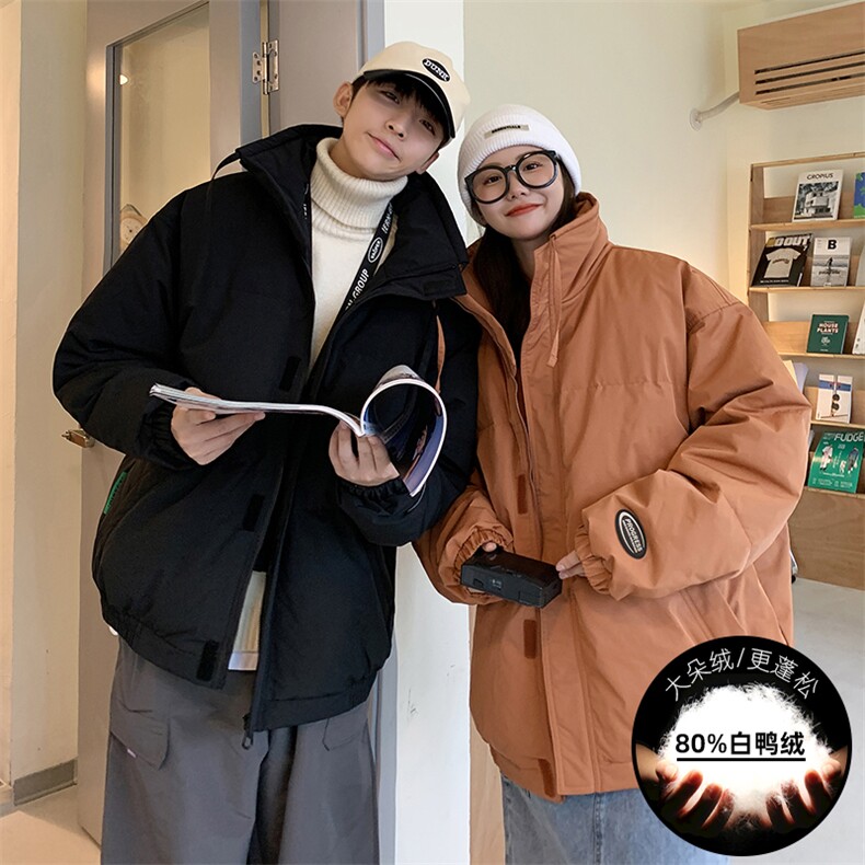 新标80重磅冬季工装情侣羽绒服保暖潮外套A436-957-特P180,男装羽绒服,电商A436