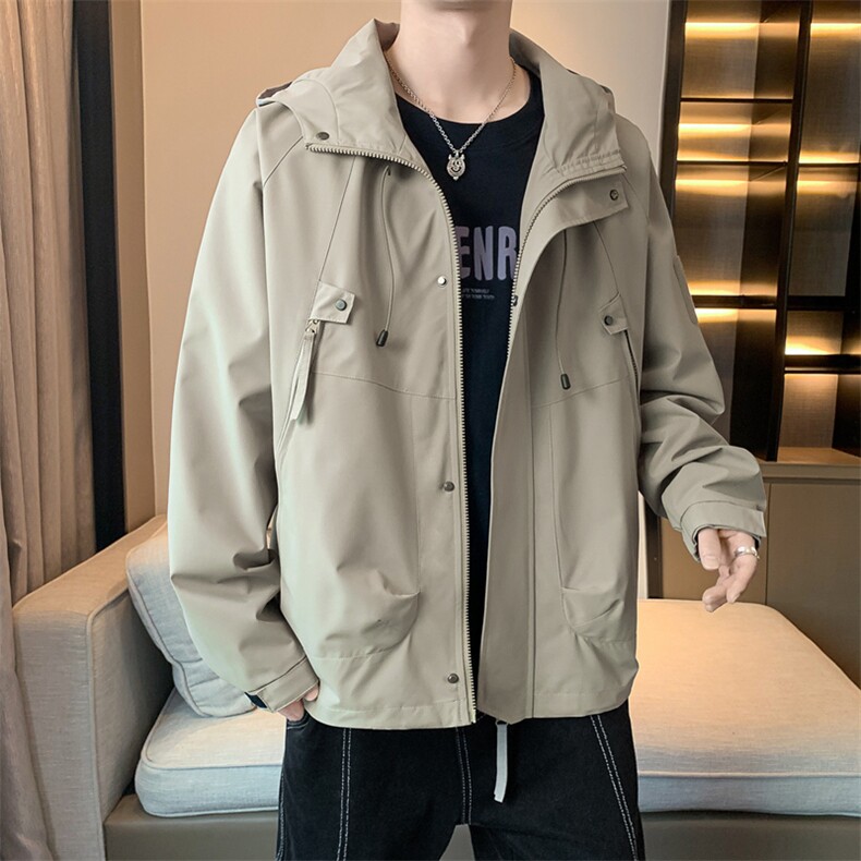 冲锋衣外套男春秋户外徒步登山服夹克潮牌痞帅高级感JK90-P85,男装夹克,星座308B-2