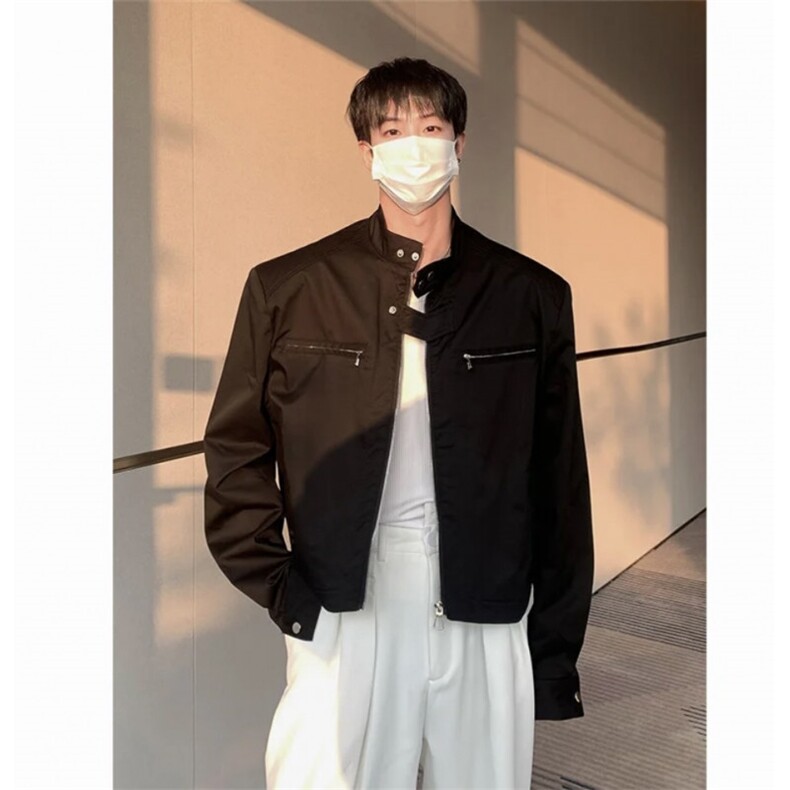 新款垫肩夹克1408-JK33-P70(网图）图片