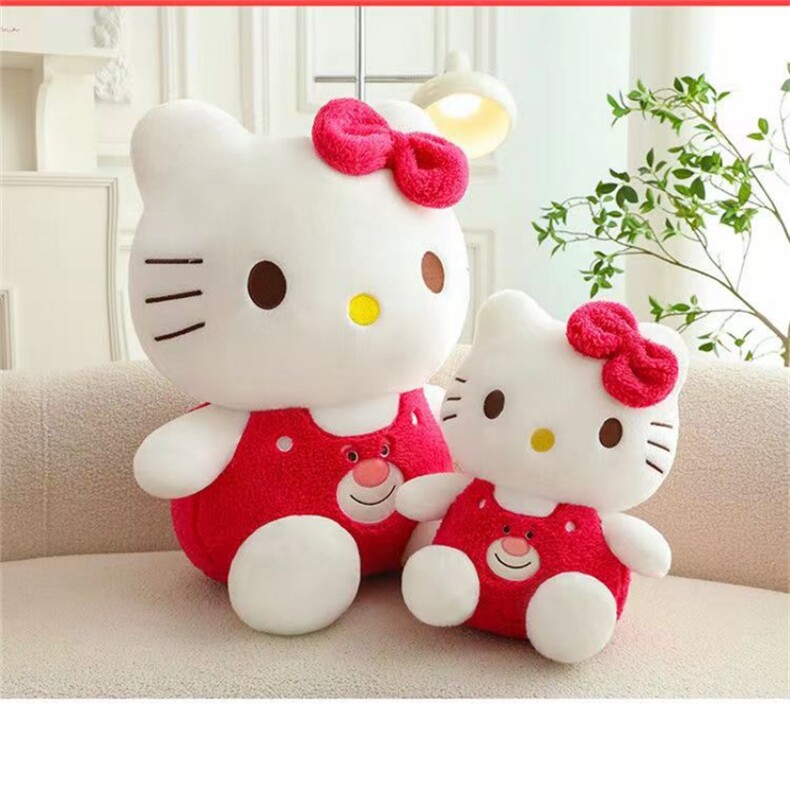 宏达毛绒玩具 草莓卡特猫