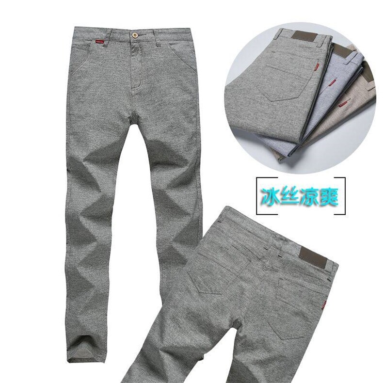 2026春夏新款休闲男修身直筒弹力棉麻休闲裤男WK118-p32,男装休闲裤,星座224-1