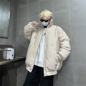皮棉服冬季宽松港风棉衣立领冬装棉袄外套男MY2413-特100控168图片