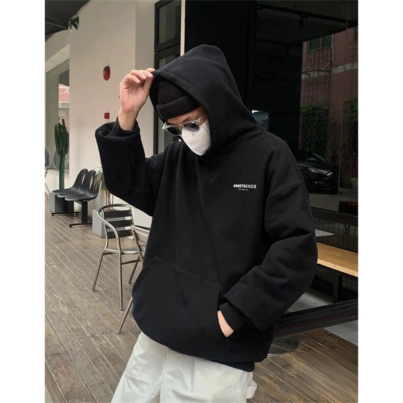 抖音得物高品质印花连帽卫衣秋冬装美式宽松连帽纯色卫衣ADL118,男装卫衣,电商A443