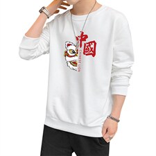 跑量卫衣男22秋季打底上衣潮流韩版宽松T恤时尚百搭长袖W070，男装卫衣，星座815-2