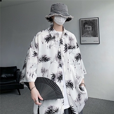 档口现货高品质25夏短袖衬衫冰丝衬衣衫CS156P40，男装衬衫，星座1504（原917）
