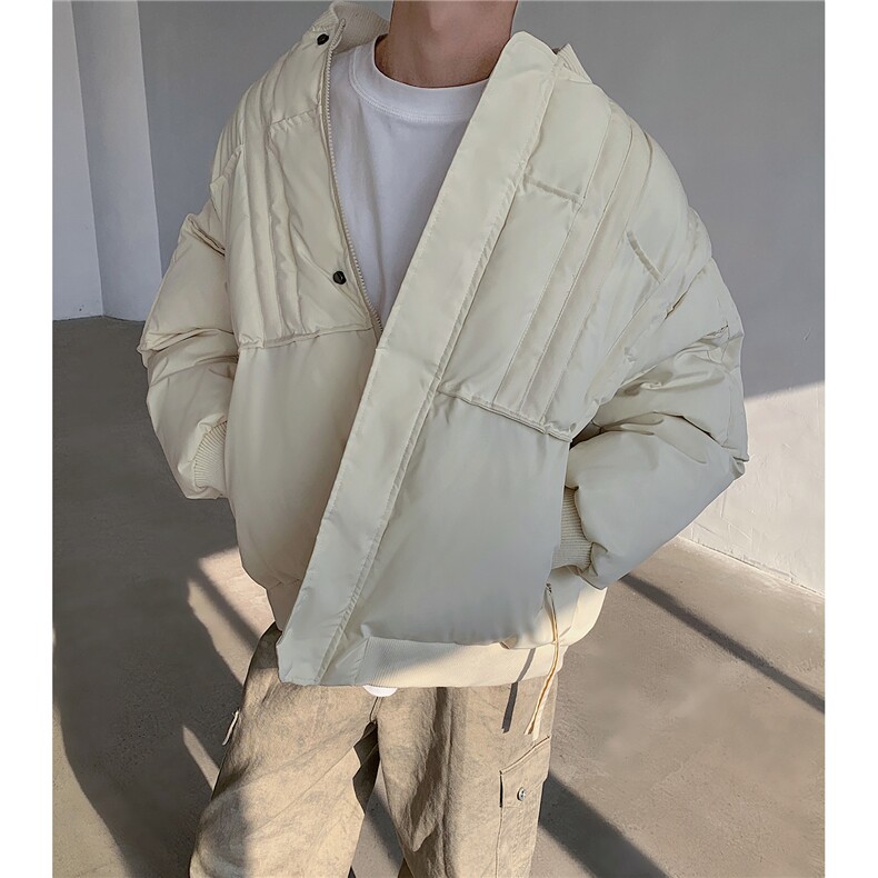 棒球领夹棉棉服男短款冬季加厚棉袄男士保暖棉衣外套D389P108,男装棉衣,电商A335-1（原A458）