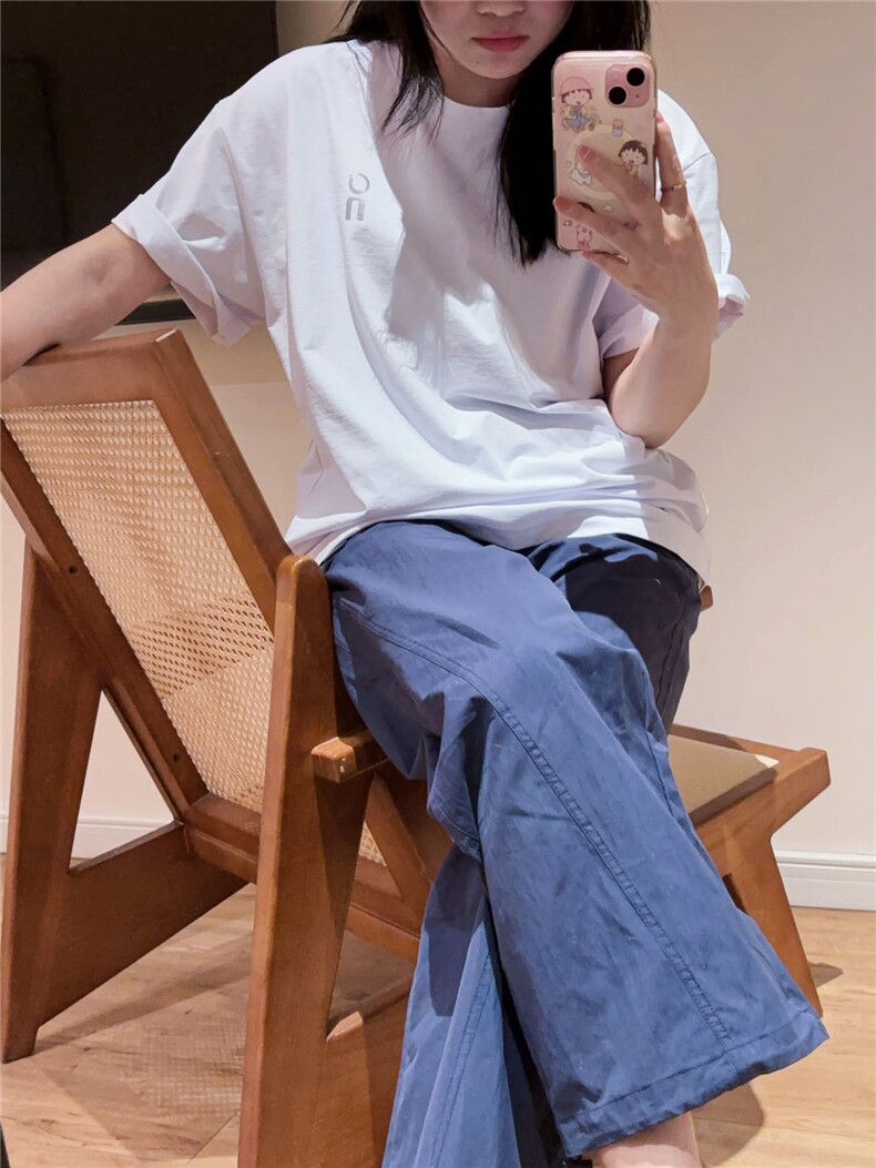 运动短t百搭简约时尚男女同款,女装T恤,湘姗