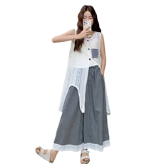 时尚套装INS风宽松牛仔极简风学院风时尚裙子吊带裙牛仔时尚夏季，女装套装/套裙，2C272