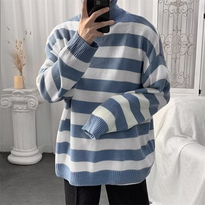 1506-1/G9040/P30秋冬款条纹卫衣男韩版潮流青少年百搭上衣，男装卫衣，星座1506A