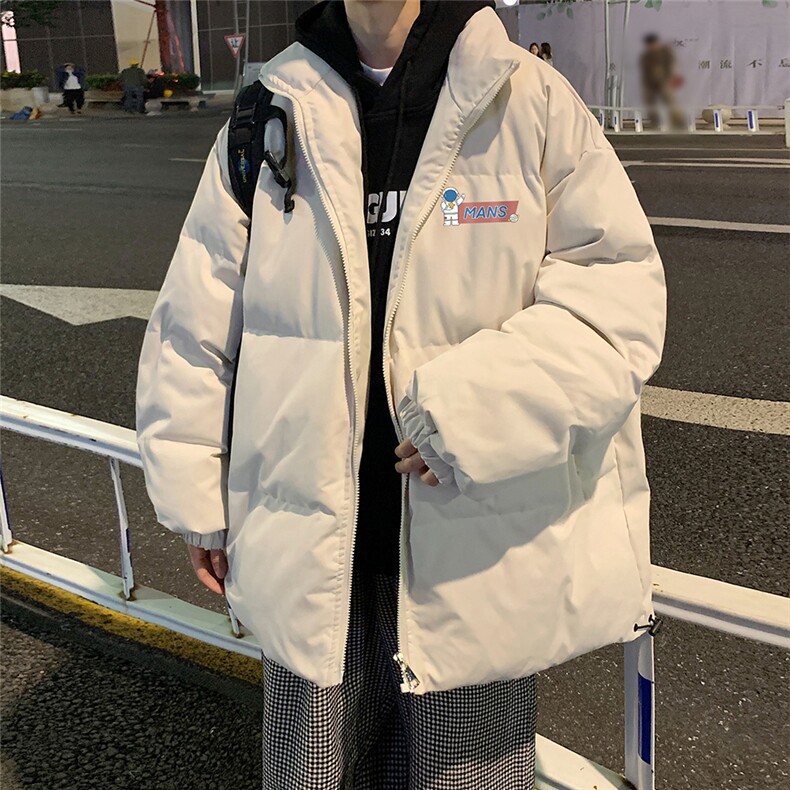 港风秋冬新款保暖立领宽松棉服外套男MY62035P115控138,男装棉衣,电商A268A