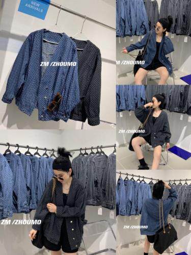 韩版大V领牛仔外套，其它，周末