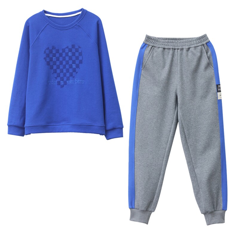 时尚休闲舒适卫衣套装女宽松显瘦运动服两件套,女装套装/套裙,依恋蒂丝