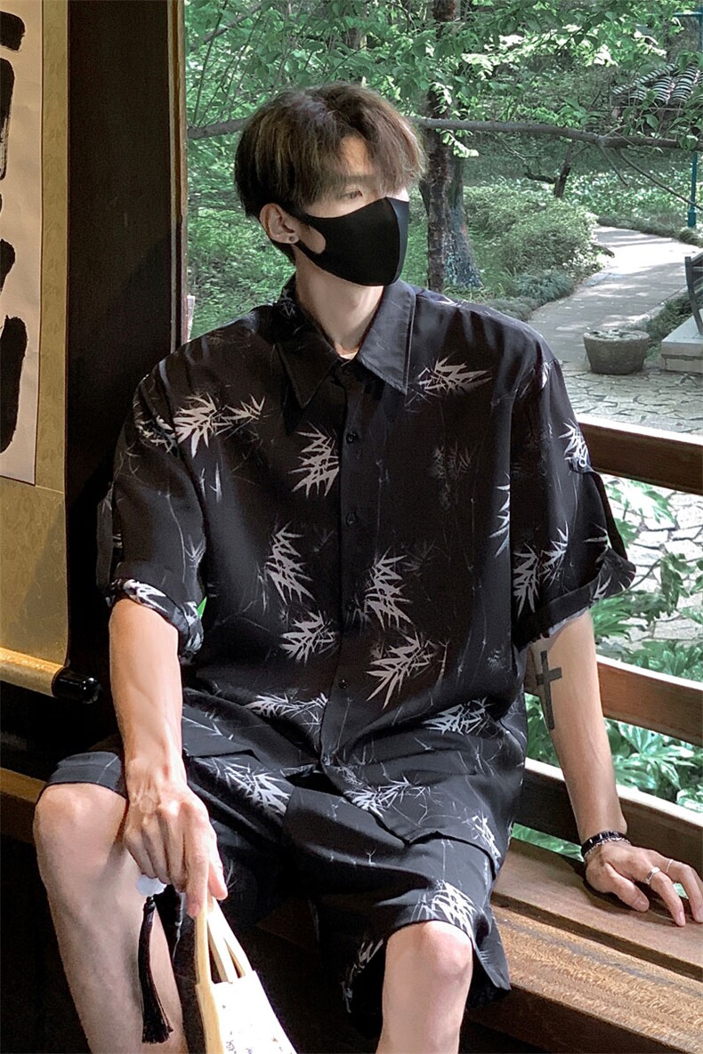 单竹节套装TZ77829特P50衬衫DCS77830特P30DK77831特P20套装控98,男装衬衫,星座226-1