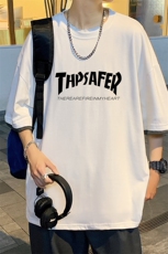 JT55007-P25假两件短袖t恤男大码胖子半袖体恤半截袖港风，男装T恤，电商A040