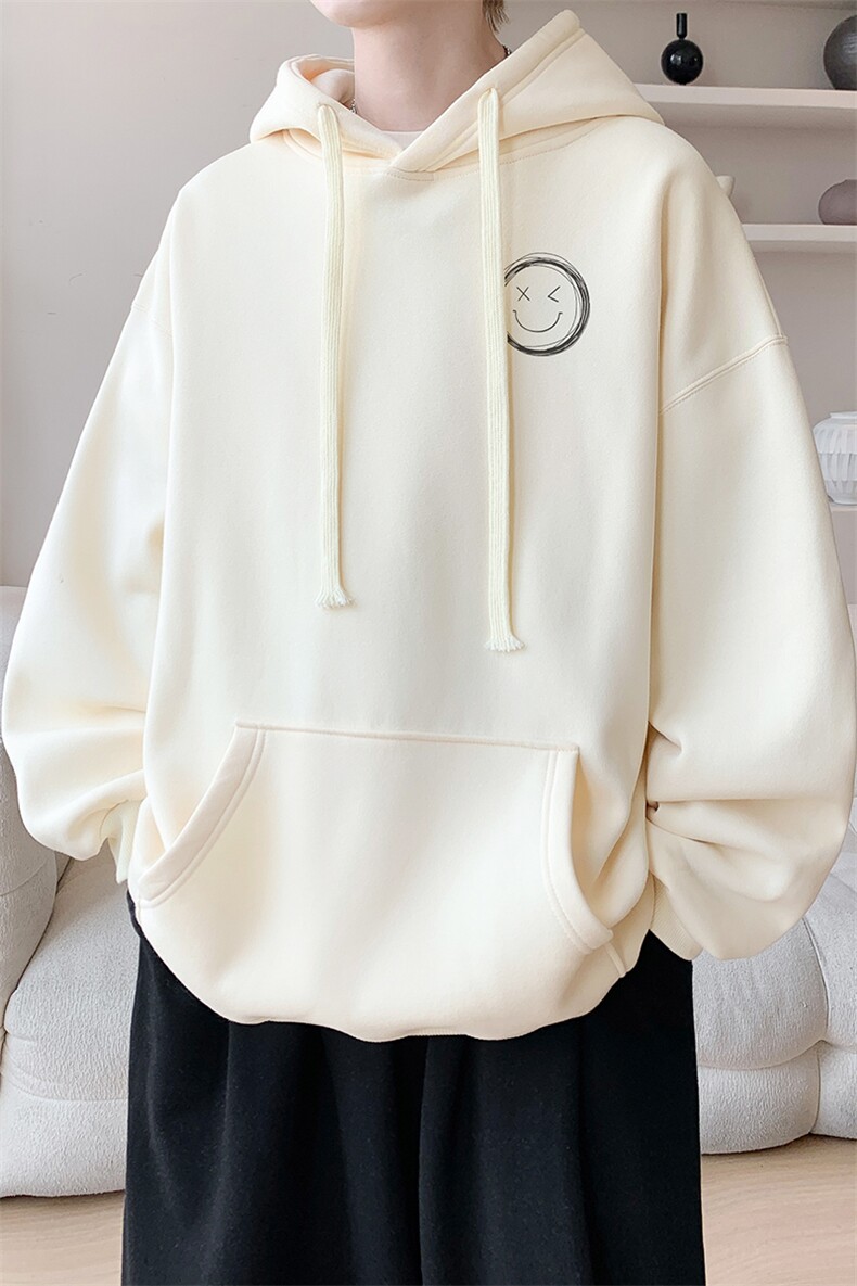 已注册/华棉春秋内景ins韩版宽松连帽卫衣男潮WY00645/P45加绒P50,男装卫衣,电商B316