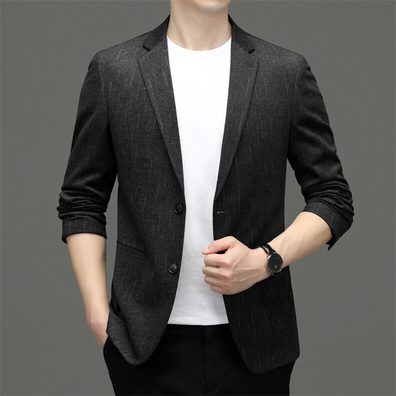 BF22616钱塘2020-2中年男士商务休闲春秋款简约西服外套P165,男装西服,钱塘207-2