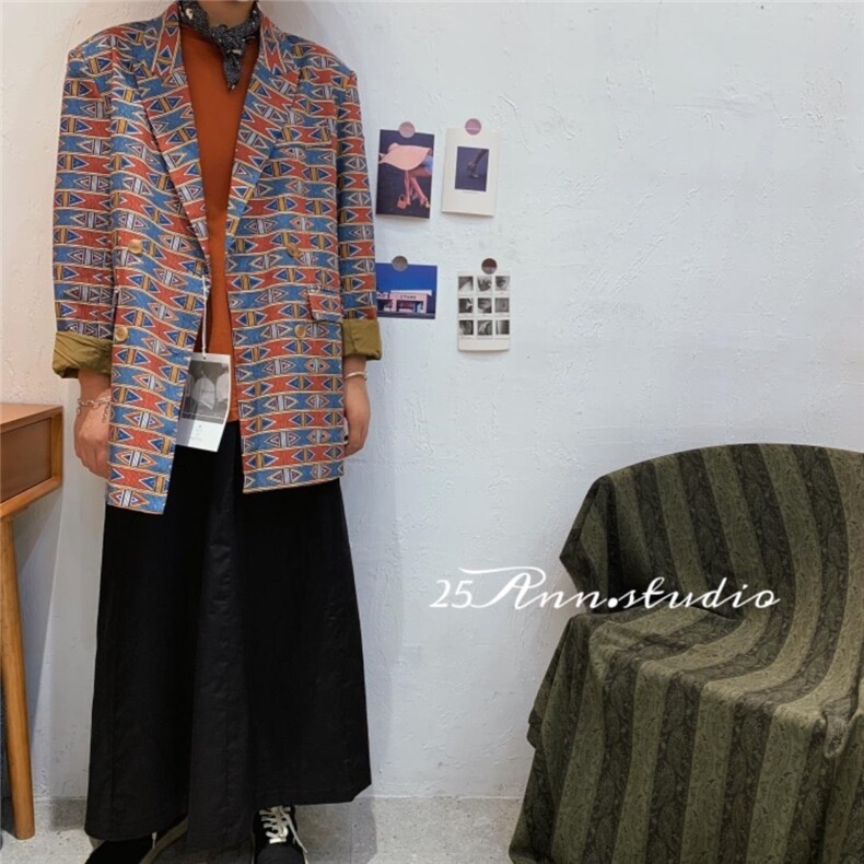 定制版花型西装，女装西装，25Ann·Studio