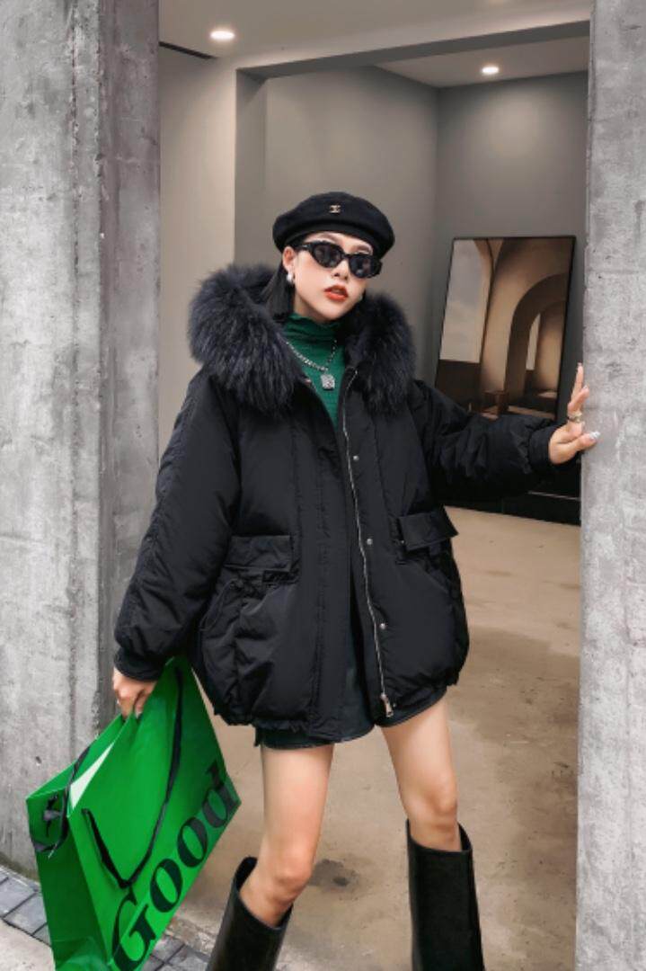 现货新款羽绒派克服90白鸭绒、补单不断，其它，登石木子