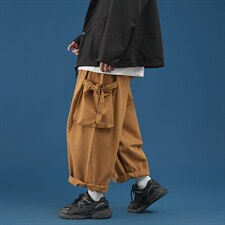2025秋季装男女款ins潮中性风宽松大筒束脚裤休闲裤K442/P55，男装休闲裤，星座608A