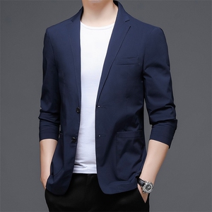 秋季新款西装男西服简约外套西服商务休闲小西装单西