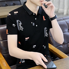72806-P35衫短袖t恤男宽松大码商务休闲体恤，男装T恤，电商D310B