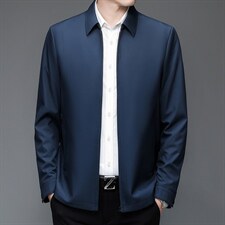 BH8206钱塘2020-2秋季新款男士翻领夹克商务休闲外套上衣P125，男装夹克，钱塘207-2