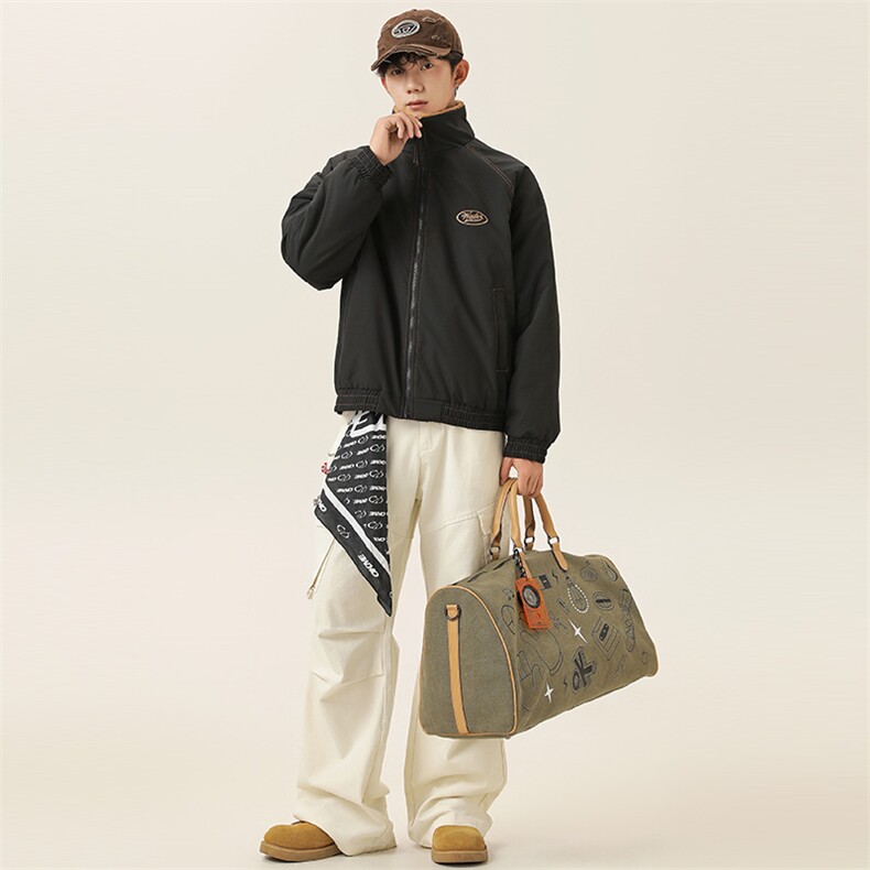 2025冬季新款男装日系潮牌两面穿宽松休闲棉服加厚外套MY388-F165,男装棉衣,电商A101（原外27）