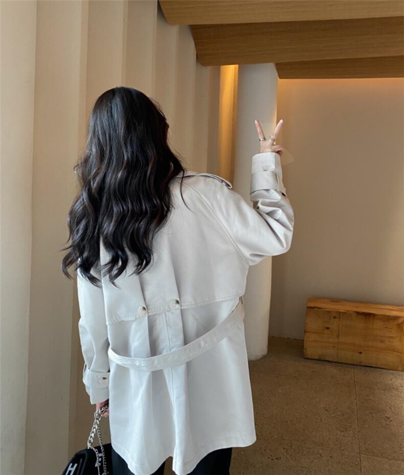 香丽迪秋装新款短款风衣,女装风衣,香丽迪1