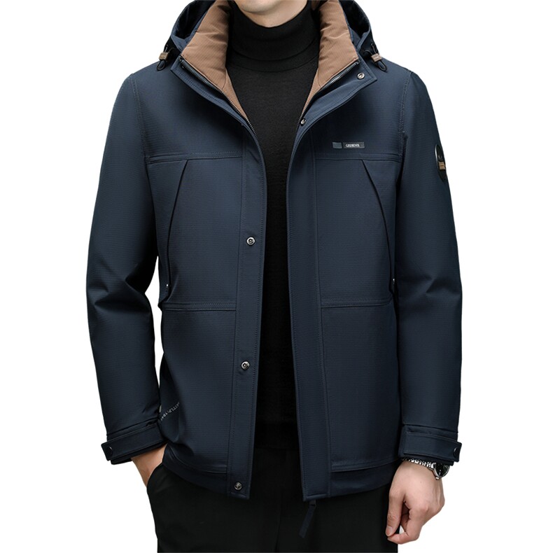 DF777钱塘2020-2冬季厚款时尚休闲百搭中年男士羽绒服P333,男装羽绒服,钱塘207-2