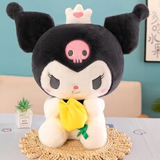 小雨毛绒玩具1 抱花库洛洛