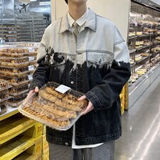 潮流牛仔夹克潮男春季夹克J2161P75图片