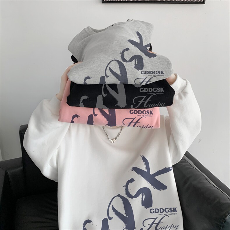 高克重华棉内景秋冬男圆领宽松卫衣WY00278,男装卫衣,电商B316