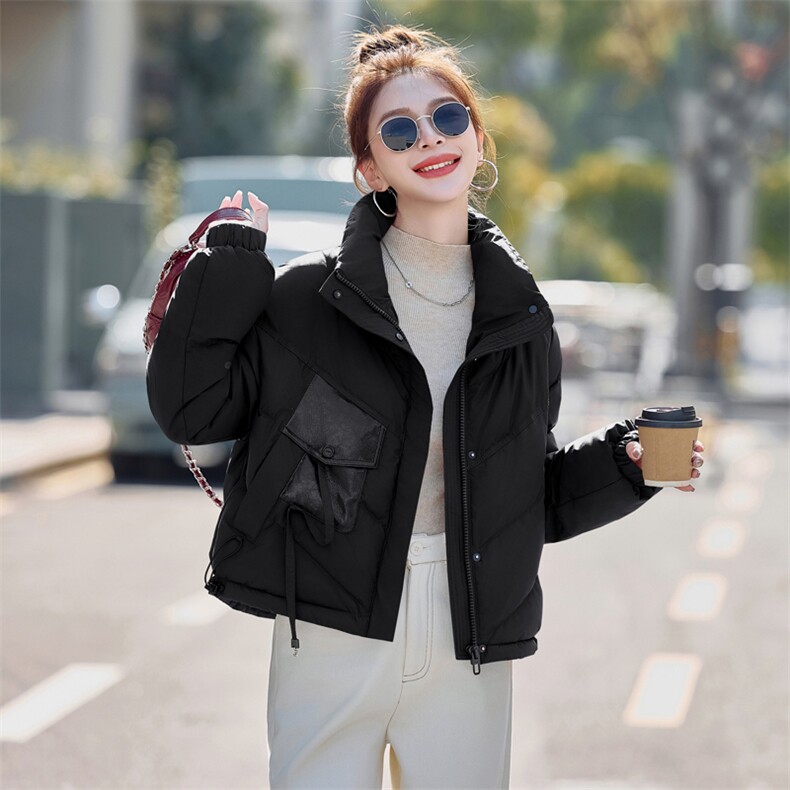 美拉德羽绒服女短款2025冬季新款超好看小个子白鸭绒外套滑雪服潮,女装羽绒服,意芙