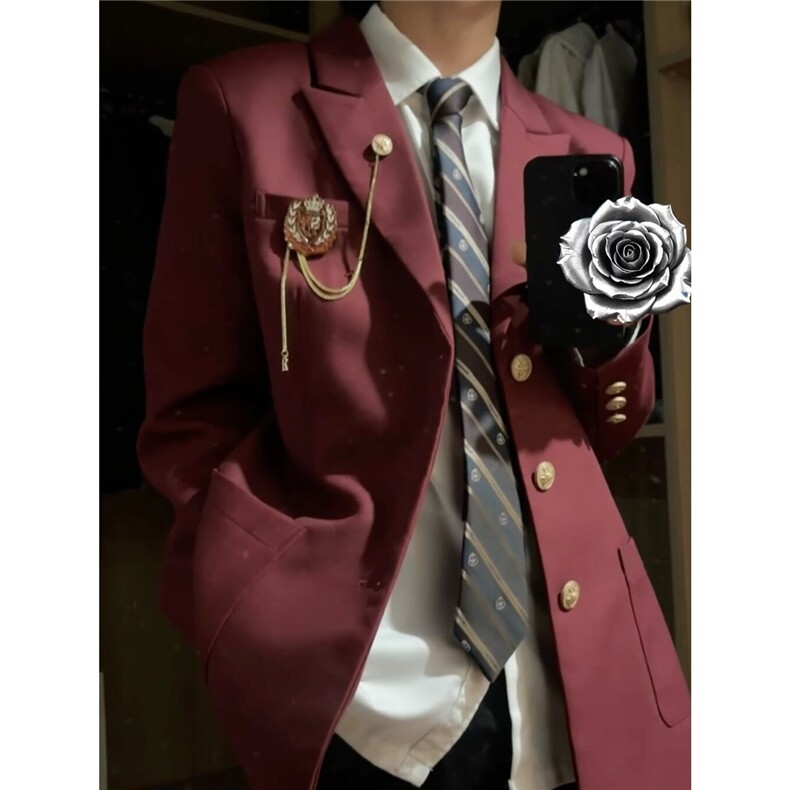 【有货】DXZ47-P65校园学院风春秋西服西装DK制服,男装西服,星座603-2