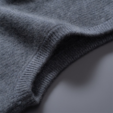 2025秋冬百搭时尚简约马甲开衫舒适简约，男装羊绒套衫，艾驰羊绒