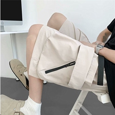 2025夏季新款工装短裤男冰丝休闲直筒裤子男五分裤DK41，男装牛仔裤，星座1108-1