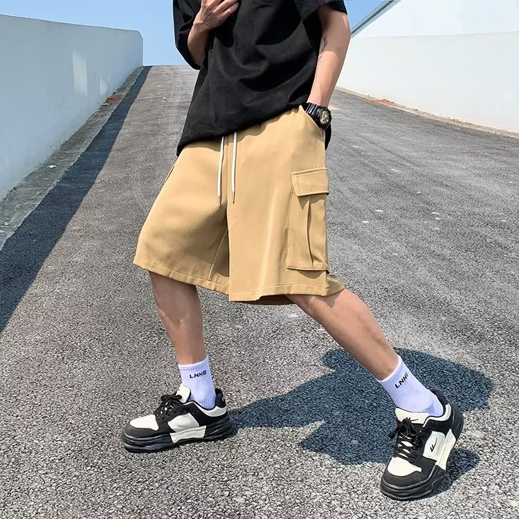 工装短裤港风潮流大口袋痞帅2026夏季新款ins宽松五分裤K3719-P28,男装牛仔裤,星座412