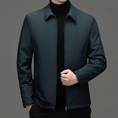 2023新款冬季中年爸爸装商务休闲上衣男士厚款保暖羽绒服外套男装，男装羽绒服，电商B212（原钱塘6029）