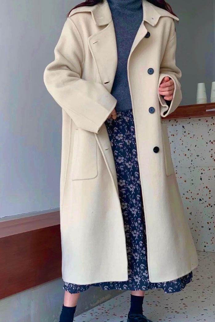 【现货】双面羊绒大衣冬季，其它，YNJDD