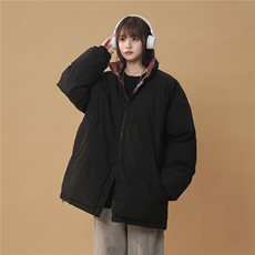 抖音得物美式潮流高品质格子三防加厚羽绒棉衣外套棉服MY5555-P68，男装棉衣，星座610B-1